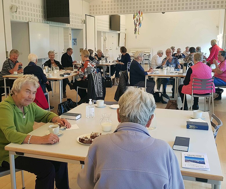 Deltagere ved Tirsdagscaféen
