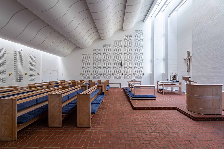 Kirkerummet i Solrød Strandkirke