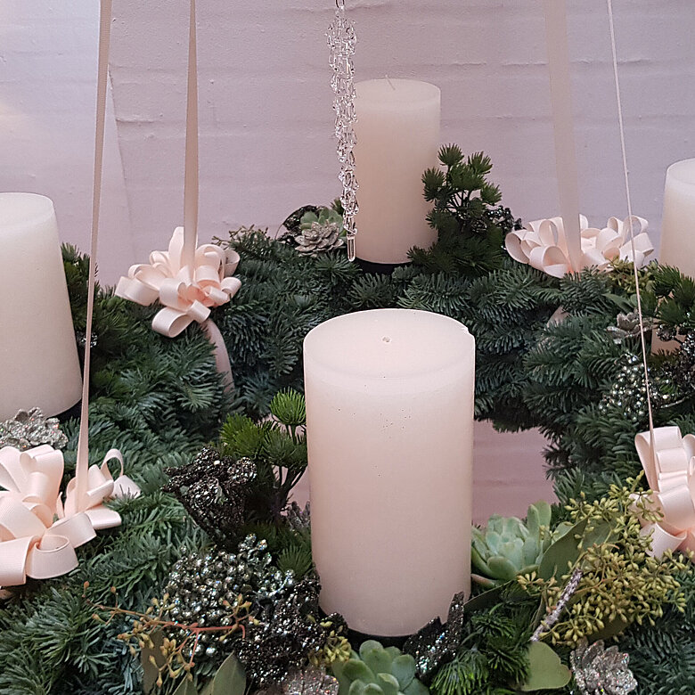 Adventskrans i Solrød Strandkirke